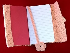 Gratis haakpatroon omslag notitieboekje of agenda