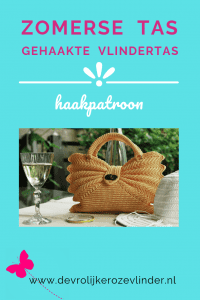 Haakpatroon zomerse vlindertas