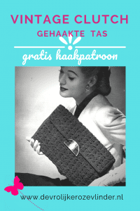 Gratis haakpatroon vintage enveloppe tas