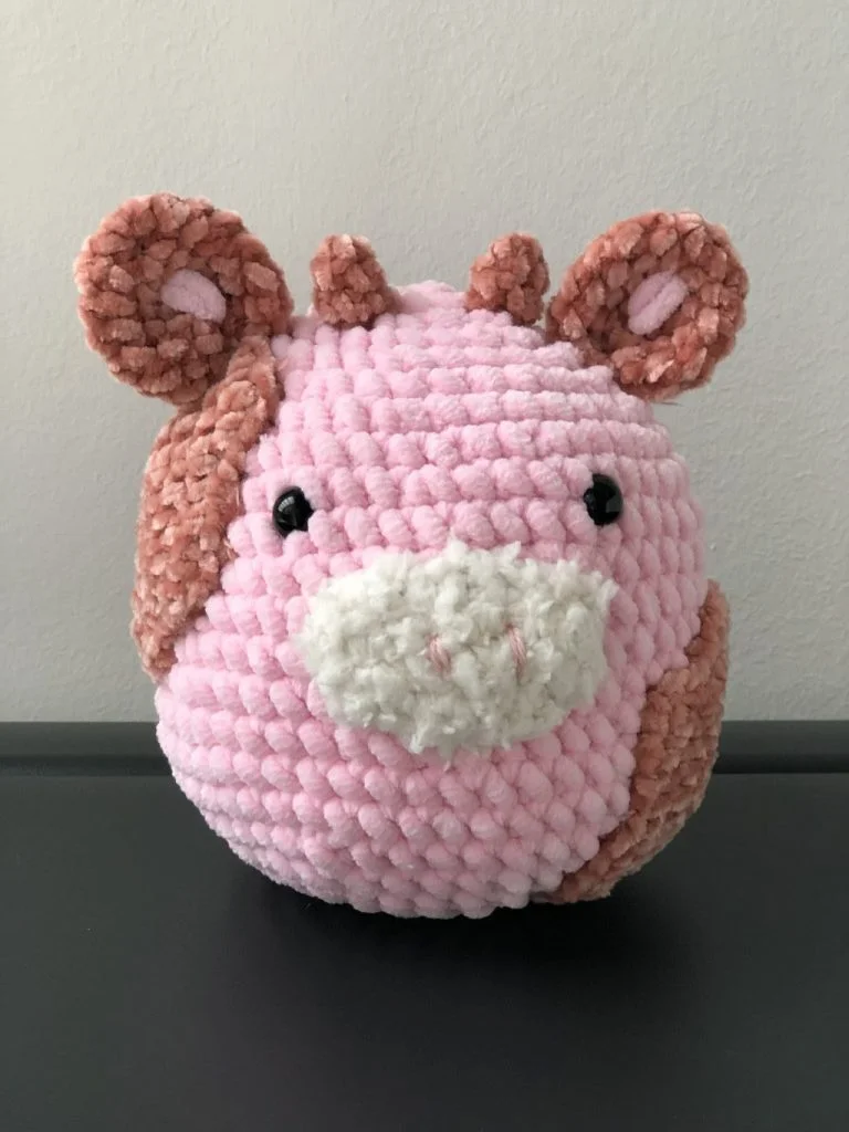 squishy cow - knuffel koe - gratis haakpatroon
