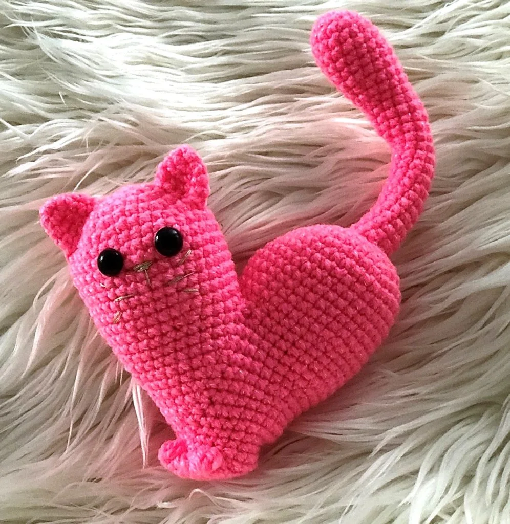 Haakpatroon Kat - Hart Valentijnsdag 14 februari