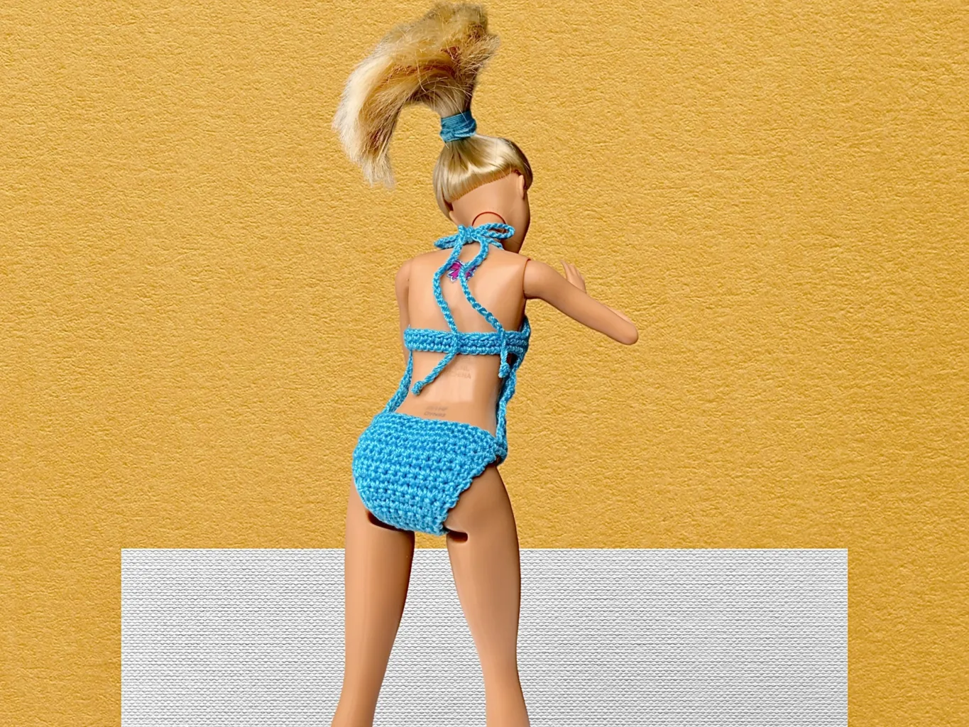 Haakpatroon badpak voor Barbie