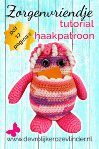 Zorgenvriendje haakpatroon / tutorial | zeer uitgebreide werkbeschrijving
