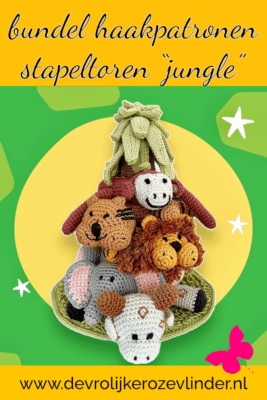 haakpatronen stapeltoren jungle