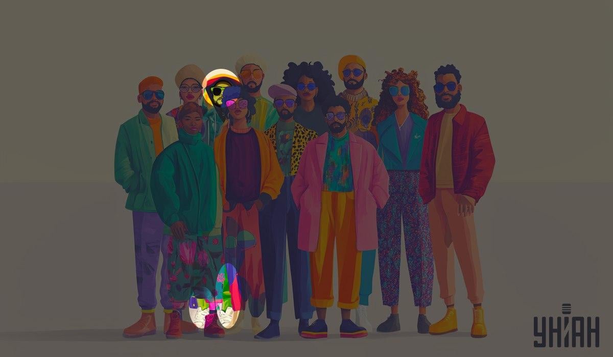 De alien was een groene man / Moje collage